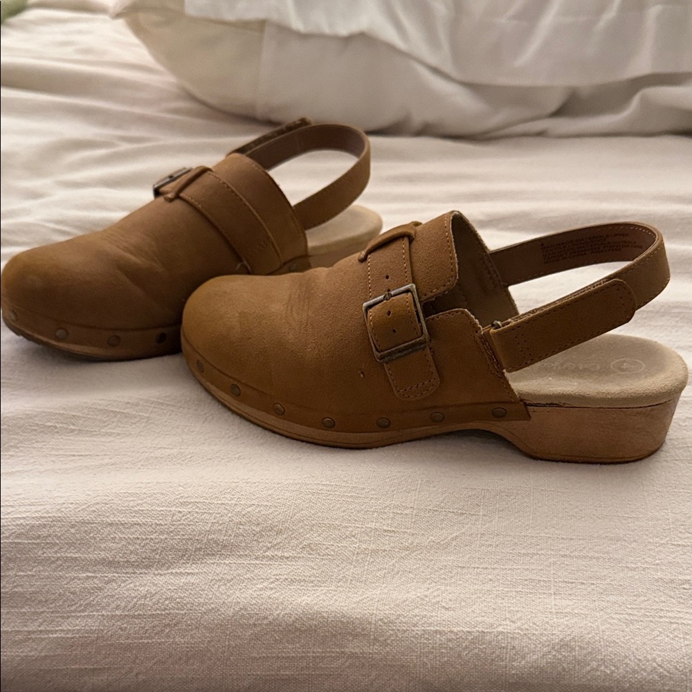 Cat & Jack Brown Slingback Mules